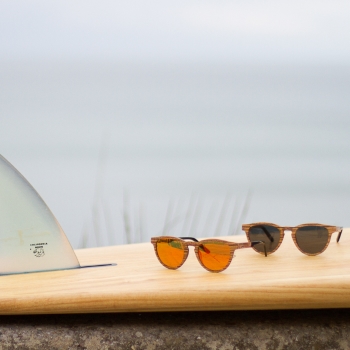 Lunettes de soleil co engag es en skateboard recycl